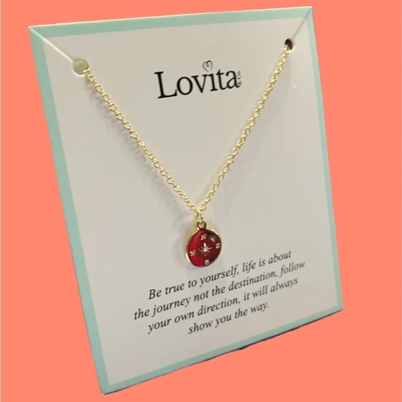 LOVITA Never Lost Necklace in Gold NWT - Picture 11 of 16